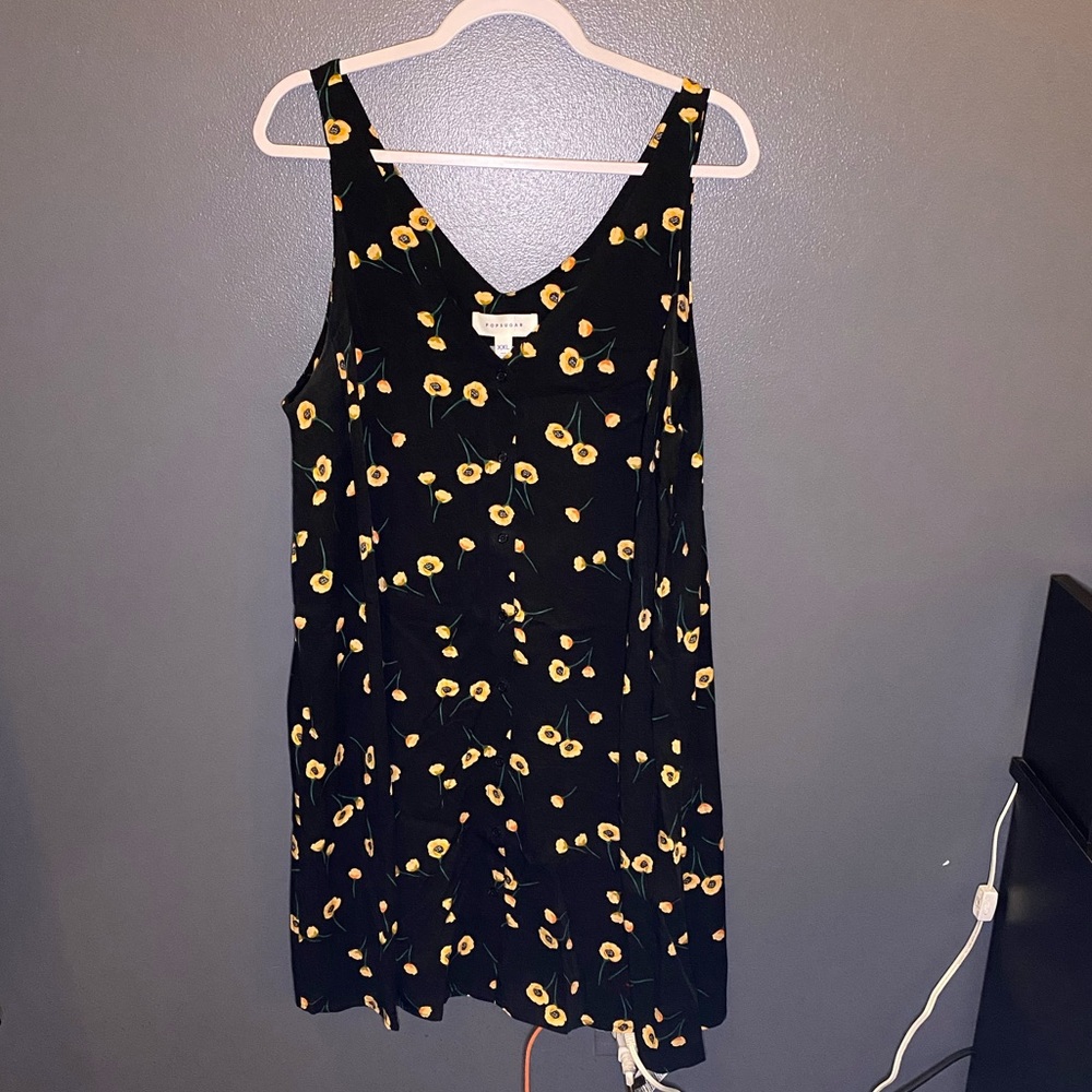 Floral Button Front Dress